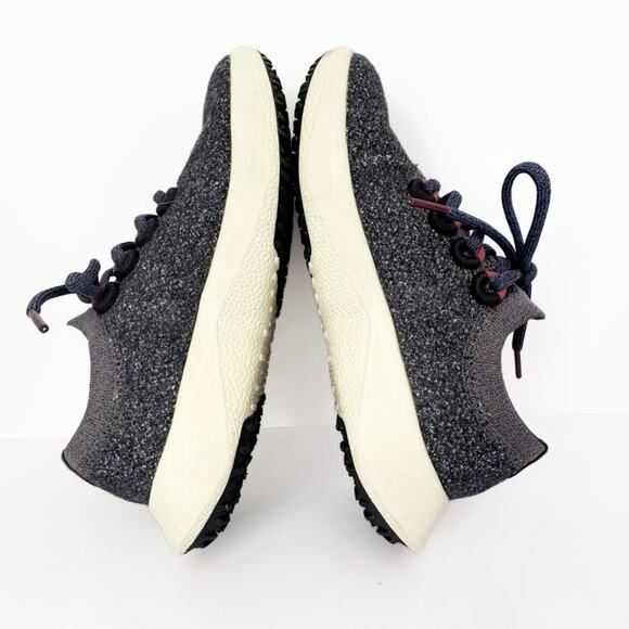 ALLBIRDS Women’s Size 6 Wool Dasher Mizzle Shoes Sneaker Navy Natural - Picture 6 of 9